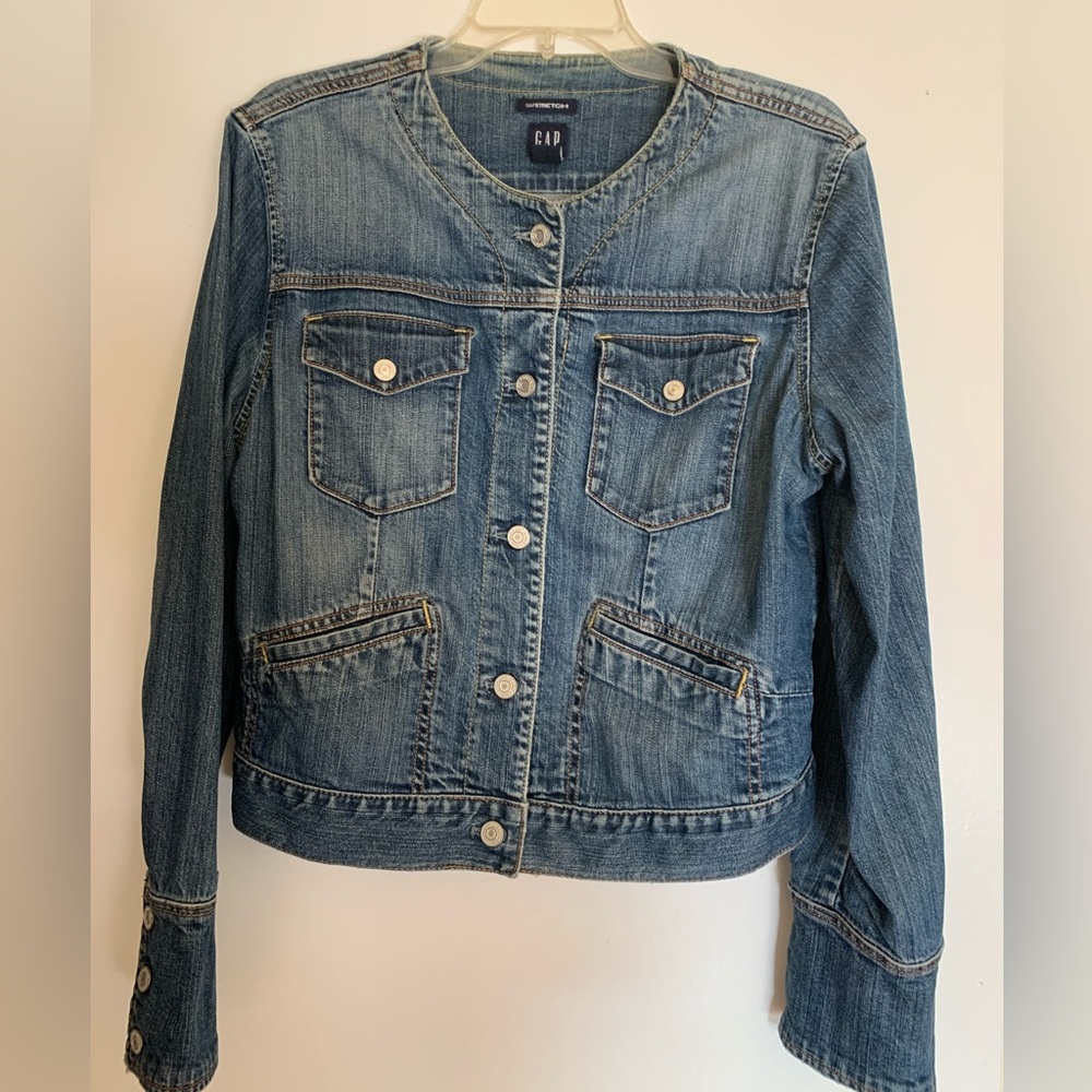 GAP Stretch Denim Jacket Large